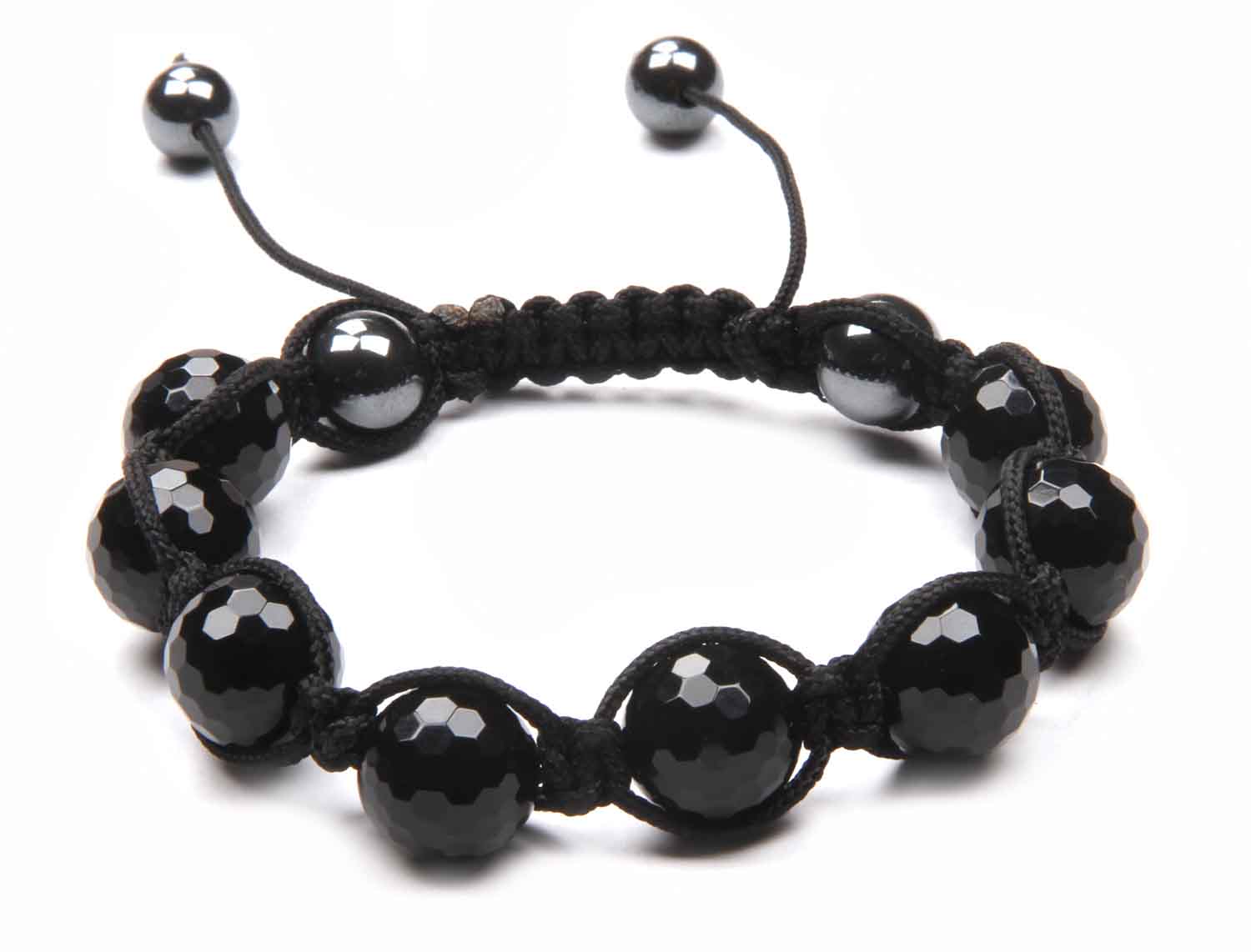 Zebra Zoo Friendship Bracelet Black Beads Zebra Zoo Friendship Bracelet Black Beads